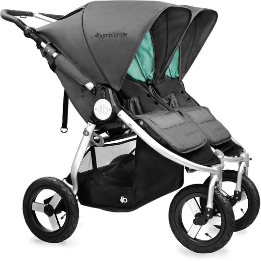 Bumbleride 2017 Indie Twin Stroller - Dawn Grey - IT-950DG