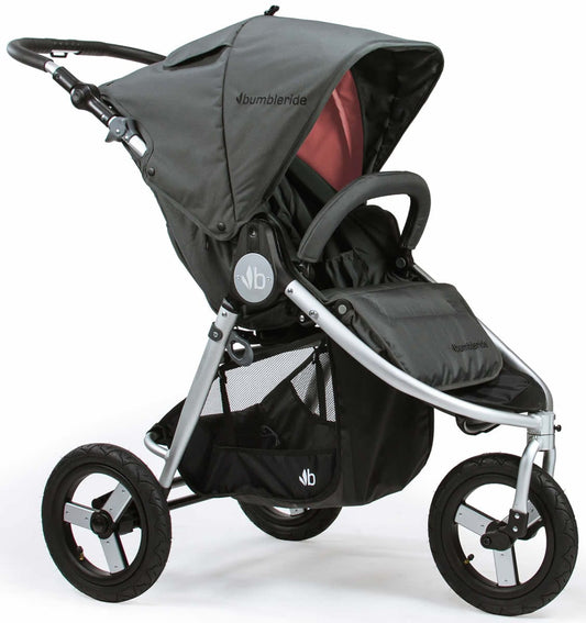 Bumbleride Indie Single Stroller - Dawn Grey Coral