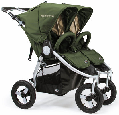 Bumbleride 2019 Indie Twin Side by Side Double Stroller - Camp Green