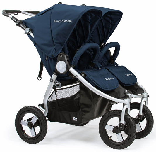 Bumbleride 2019 Indie Twin Side by Side Double Stroller - Maritime Blue