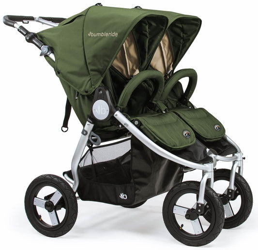 Bumbleride 2019 Indie Twin Side by Side Double Stroller - Camp Green - IT-975CG