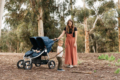 Bumbleride 2019 Indie Twin Side by Side Double Stroller - Matte Black - IT-975BK