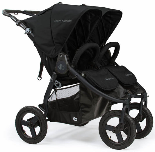 Bumbleride 2019 Indie Twin Side by Side Double Stroller - Matte Black - IT-975BK