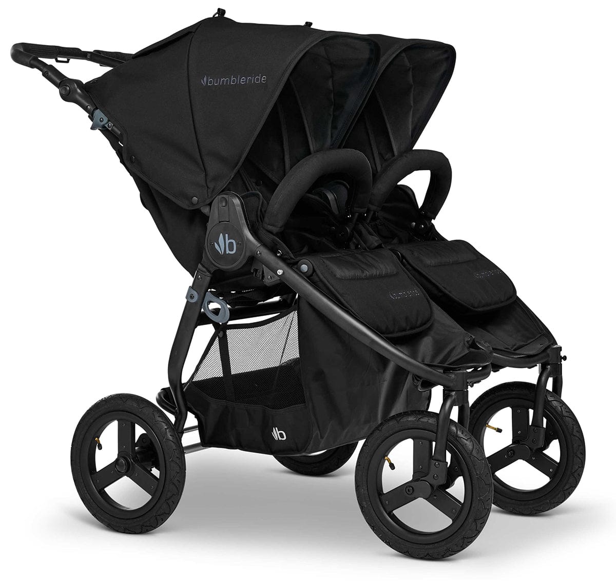 Bumbleride Indie Twin Side by Side Double Stroller - Black