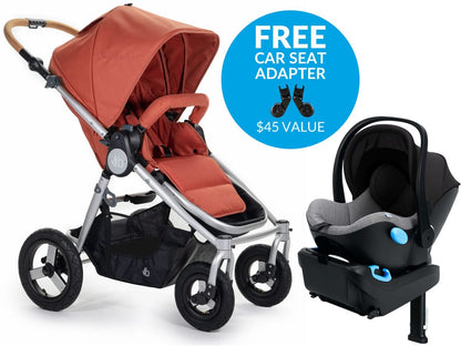 Bumbleride Era + Clek Liing Travel System - Clay/Thunder - E-465CY-LG19U1-GYB2