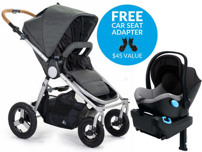 Bumbleride Era + Clek Liing Travel System - Dawn Grey/Thunder - E-465DG-LG19U1-GYB2