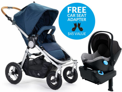 Bumbleride Era + Clek Liing Travel System - Maritime Blue/Thunder - E-465MB-LG19U1-GYB2