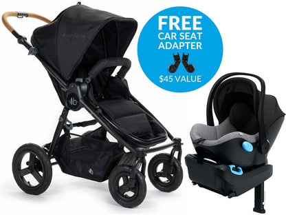 Bumbleride Era + Clek Liing Travel System - Matte Black/Thunder - E-465BK-LG19U1-GYB2