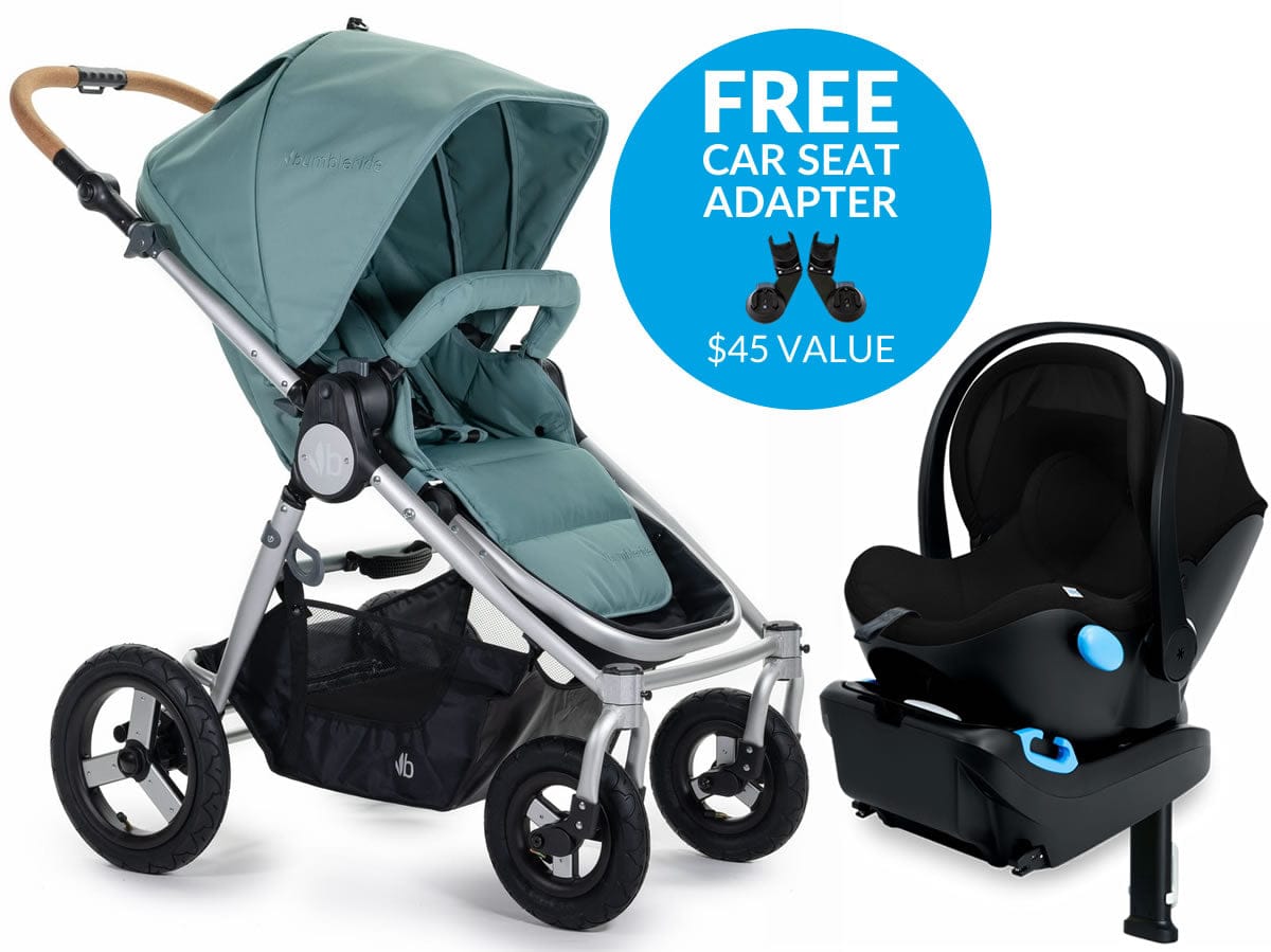 Bumbleride Era + Clek Liing Travel System - Sea Glass - E-465SG-LG19U1-PBKB3