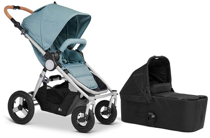 Bumbleride Era Stroller + Bassinet Bundle - Sea Glass / Black - E-480SE-BAS-63BL