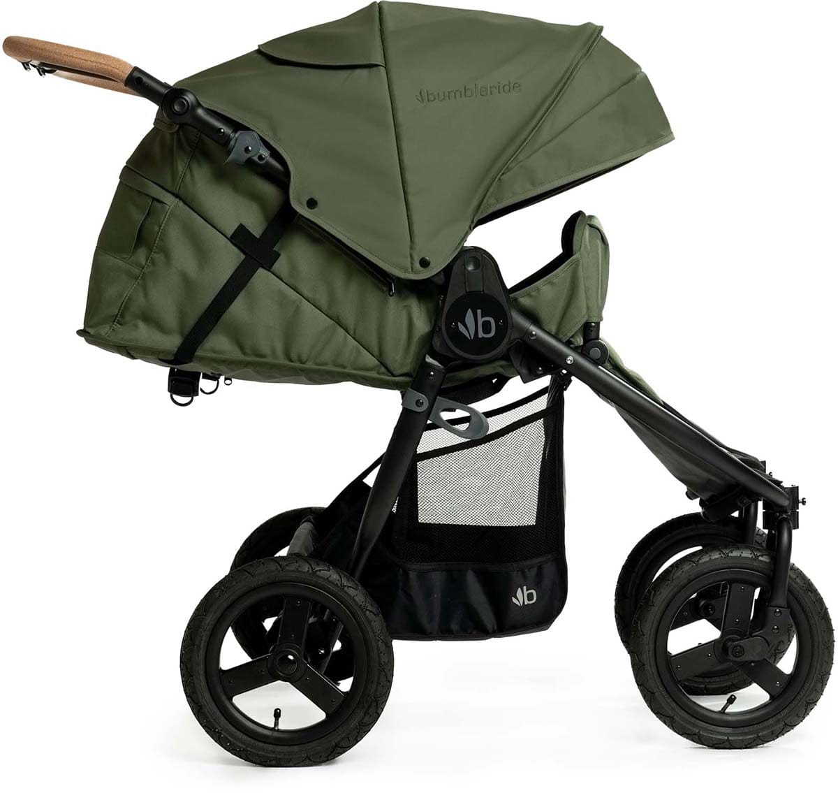 Bumbleride Indie Twin Side By Side Double Stroller - Olive - IT-985VE