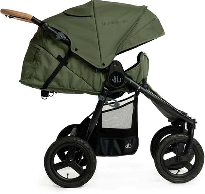 Bumbleride Indie Twin Side By Side Double Stroller - Olive - IT-985VE