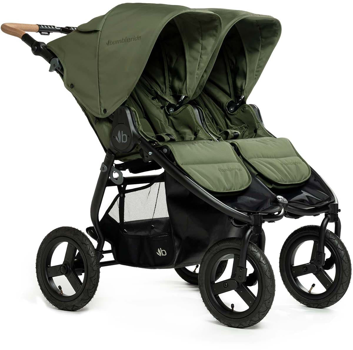 Bumbleride Indie Twin Side By Side Double Stroller - Olive - IT-985VE