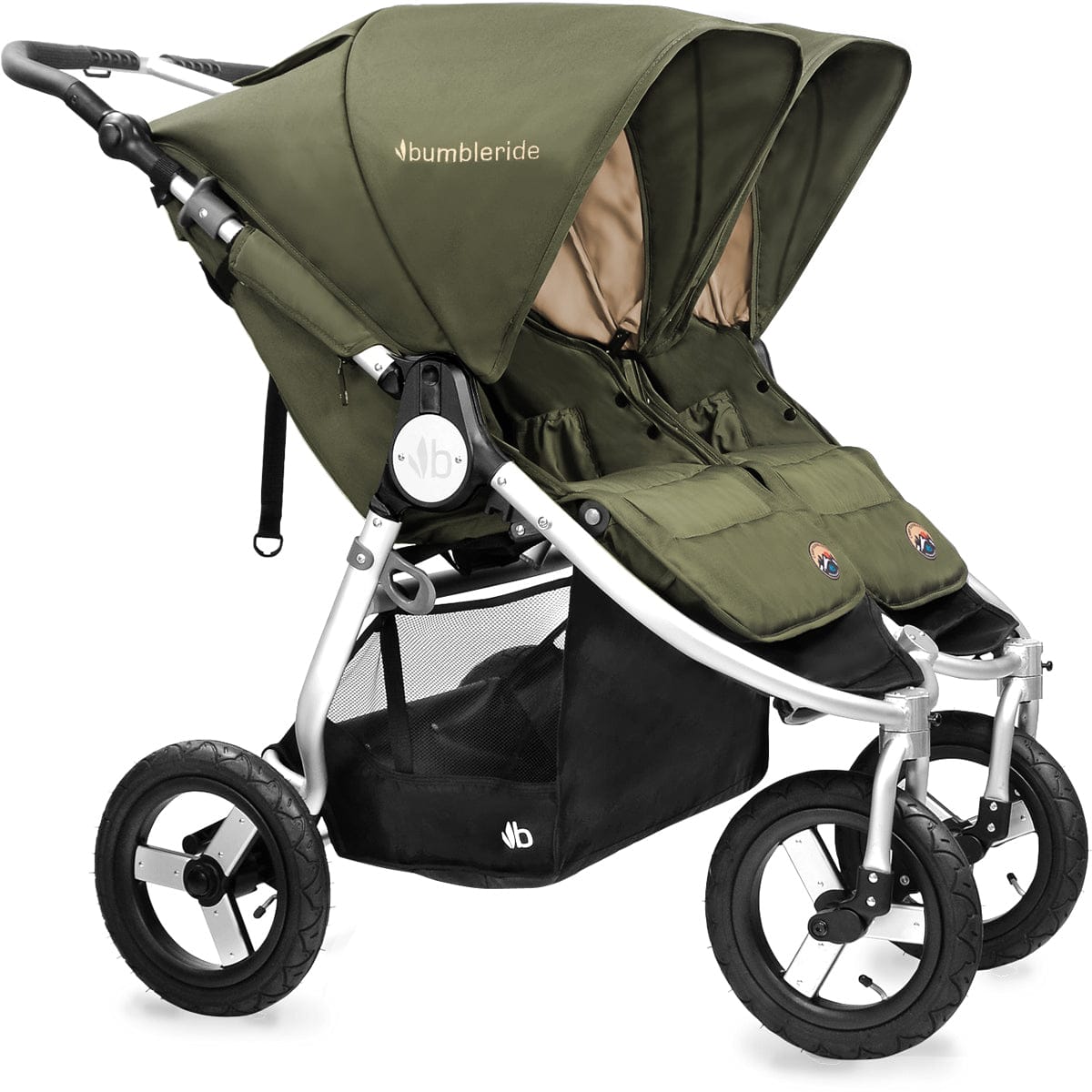 Bumbleride 2017 Indie Twin Stroller - Camp Green