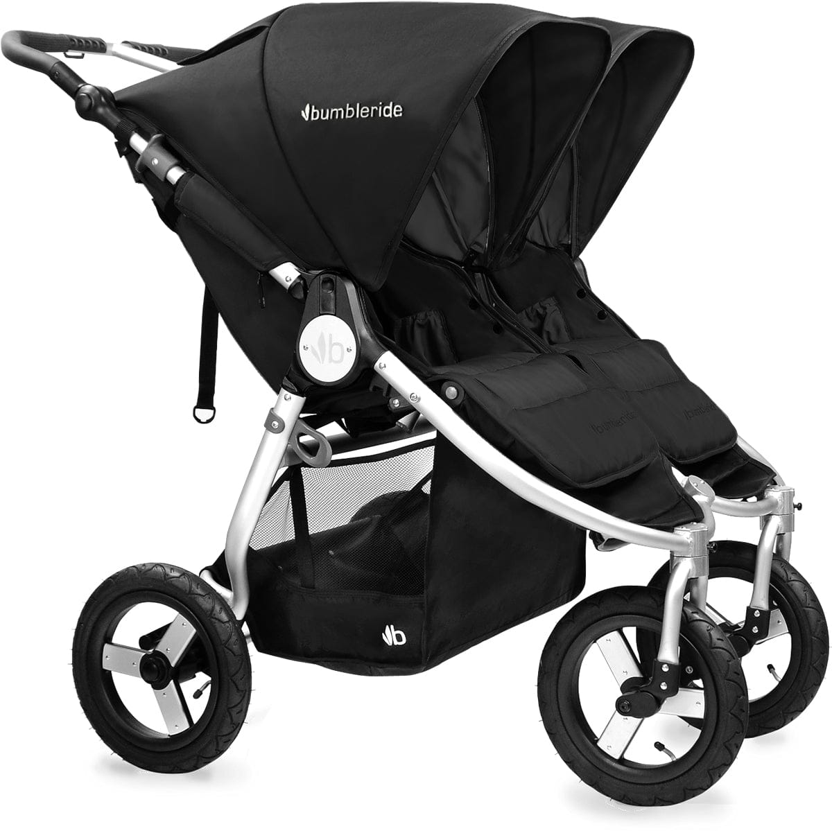 Bumbleride 2017 Indie Twin Stroller - Silver Black