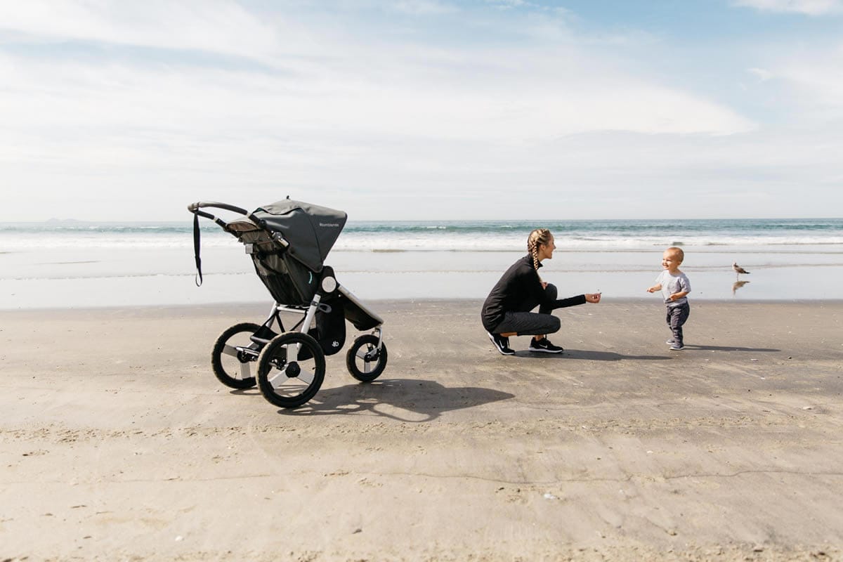 Bumbleride Speed Single Stroller - Dawn Grey Mint - SP-350DGM