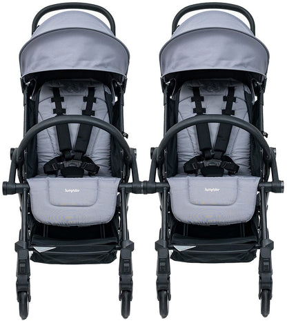 Bumprider Connect 3 Double Stroller Bundle - Black / Grey - DBL-51284-2109