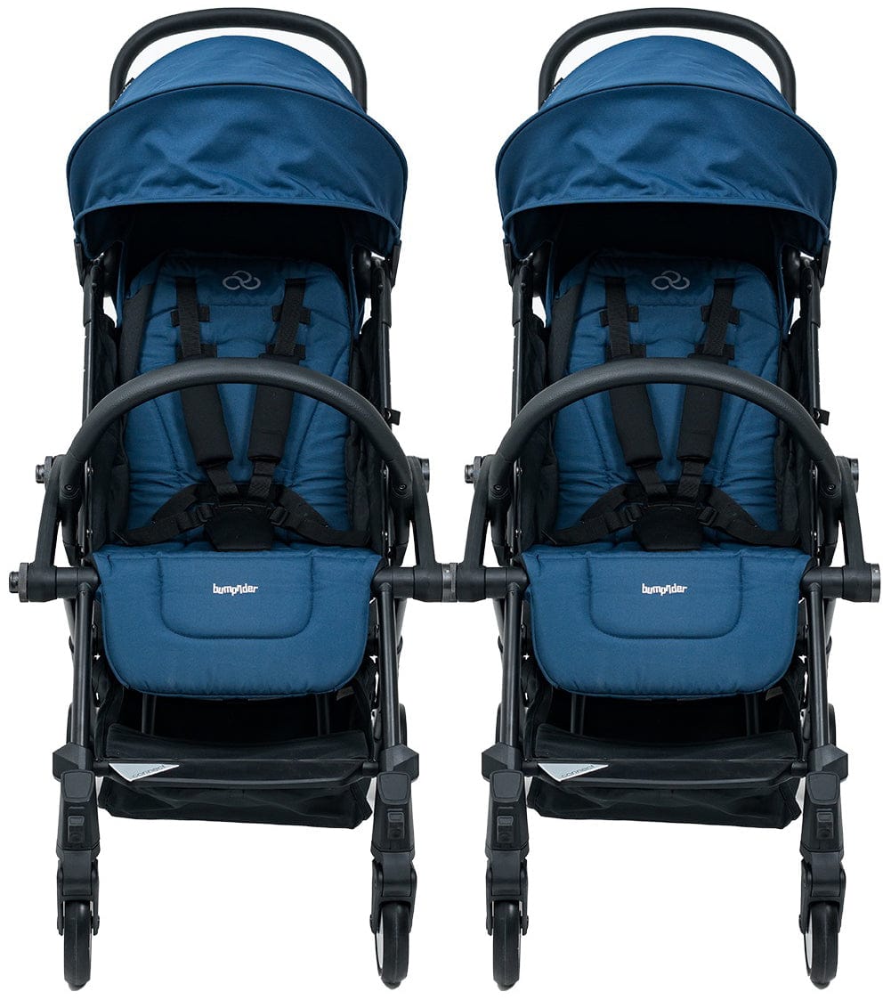Bumprider Connect 3 Double Stroller Bundle - Black / Navy - DBL-51284-2102