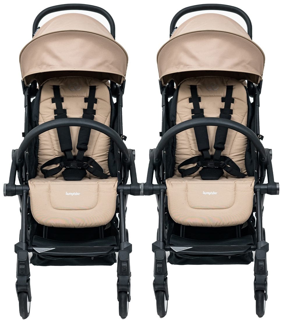 Bumprider Connect 3 Double Stroller Bundle - Black / Sand - DBL-51284-2107