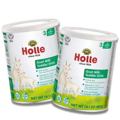 Holle Goat Milk Toddler Drink | Stage 3 (14 oz) - DAIRY-400G-GOAT-2TINS