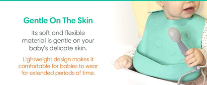 Busy Baby Bungee Bib - Pewter - 850050031000