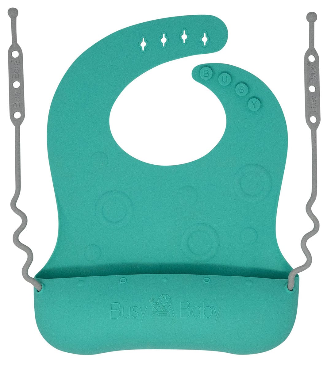 Busy Baby Bungee Bib - Spearmint - 850003408880