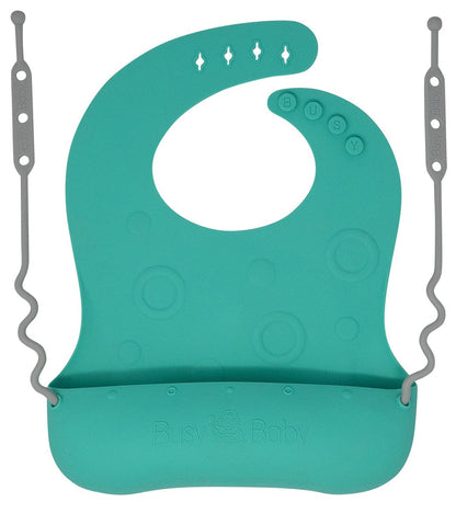 Busy Baby Bungee Bib - Spearmint - 850003408880