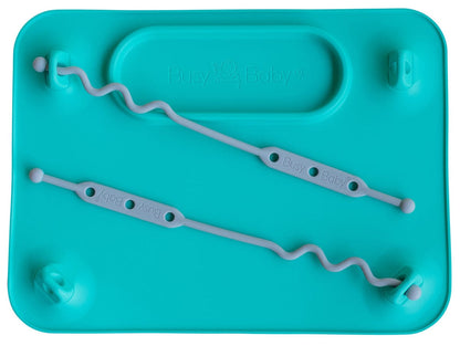 Busy Baby Mat with 2 Tethers - Spearmint - S4AFBAUS