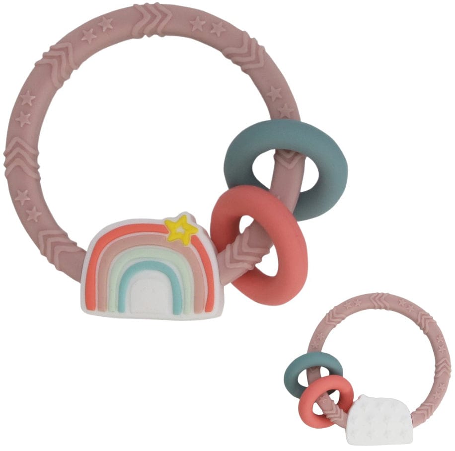 Busy Baby Rainbow Teether - RAINBOW