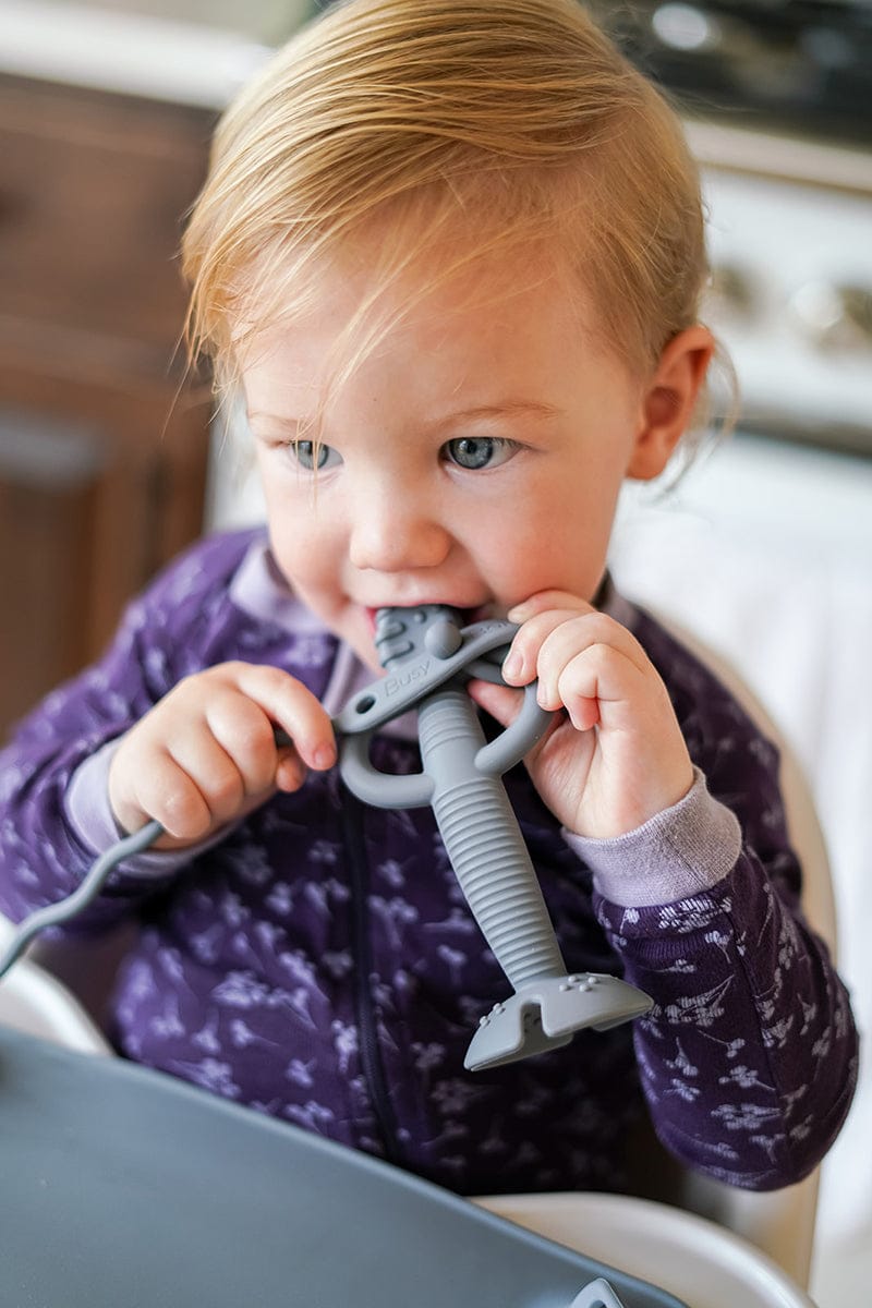 Busy Baby Teether & Training Spoon - Spearmint - SPRSPOON