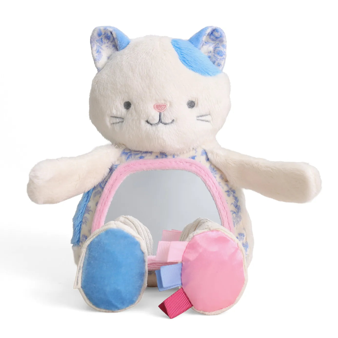 Itzy Ritzy Itzy Bitzy Mirror Kitty Tummy Time Sensory Toy