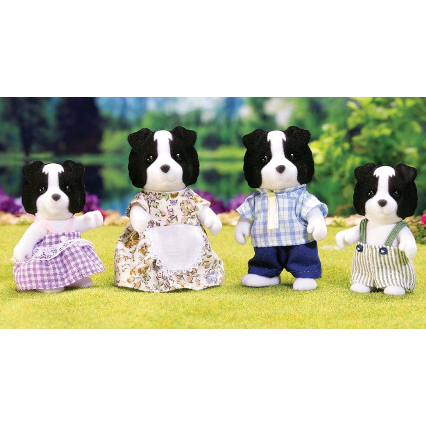 Calico Critters Border Collie Family