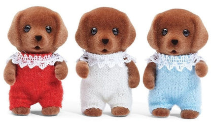 Calico Critters Chocolate Labrador Triplets