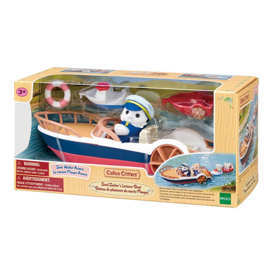 Calico Critters paddle boat set with figure and accessories