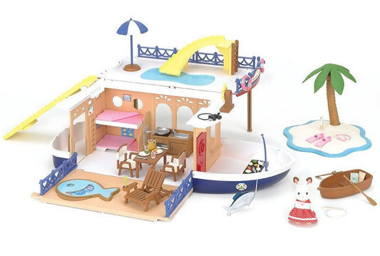 Calico Critters Seaside Cruiser Houseboat - CC1564