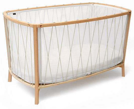 Charlie Crane KIMI Baby Bed with Foam Mattress - Desert - KIMI-KIT-120-DESERT