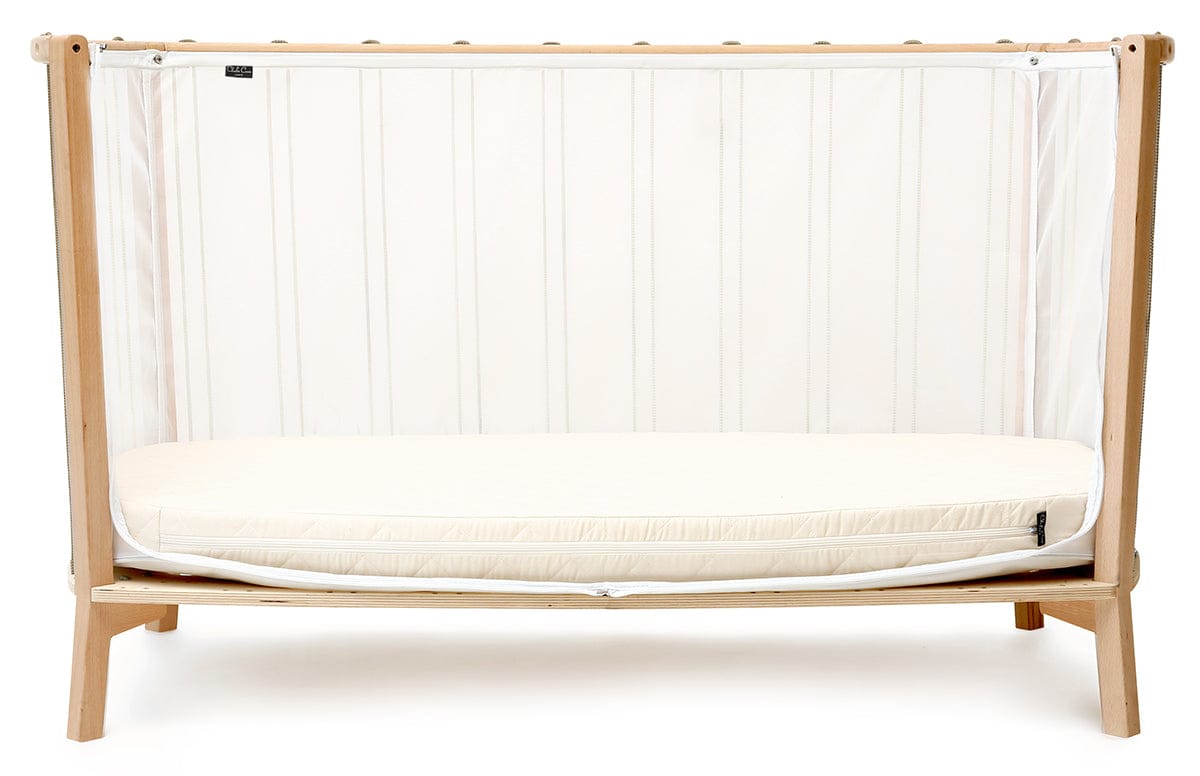 Charlie Crane KIMI Baby Bed with Foam Mattress - Hazelnut - KIMI-KIT-120-HAZ