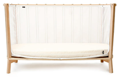 Charlie Crane KIMI Baby Bed with Foam Mattress - Hazelnut - KIMI-KIT-120-HAZ