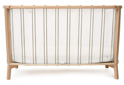 Charlie Crane KIMI Baby Bed with Foam Mattress - Hazelnut - KIMI-KIT-120-HAZ