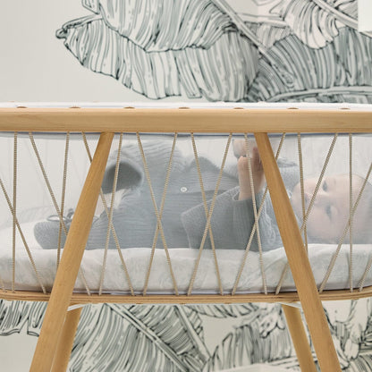Charlie Crane KUMI Mesh Crib - Black & White - KUMI-MESH-BW