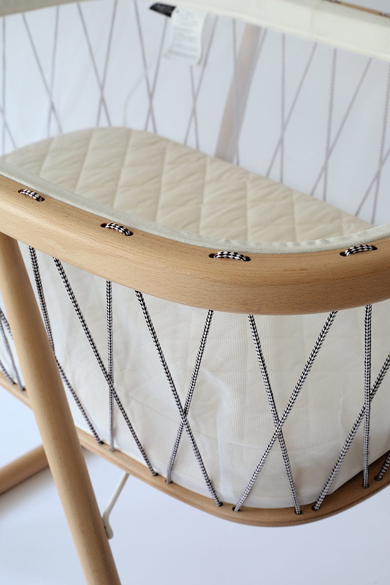 Charlie Crane KUMI Mesh Crib - Black & White - KUMI-MESH-BW