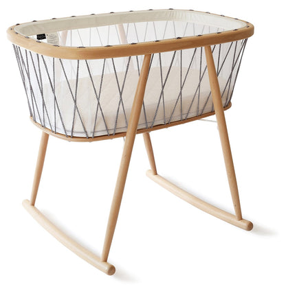 Charlie Crane KUMI Mesh Crib - Black & White - KUMI-MESH-BW