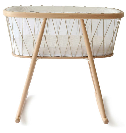 Charlie Crane KUMI Mesh Crib with Organic Mattress - Desert - KUMI-MESH-ORG-DES