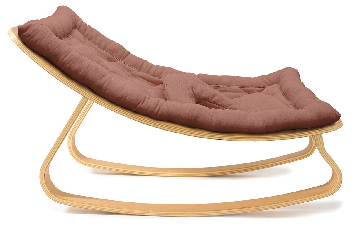 Charlie Crane LEVO Baby Rocker - Beech / Bois de rose - LEVO-BOIS-DE-ROSE