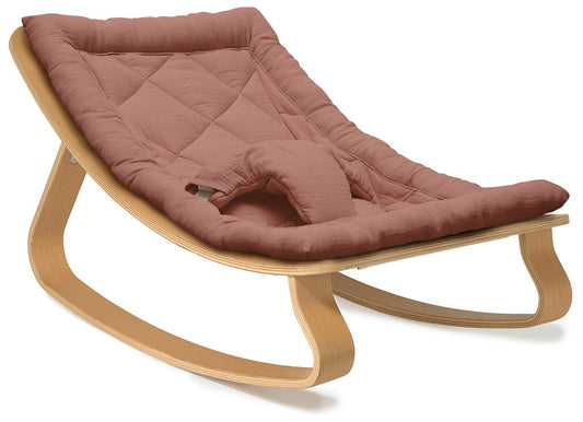 Charlie Crane LEVO Baby Rocker - Beech / Bois de rose - LEVO-BOIS-DE-ROSE
