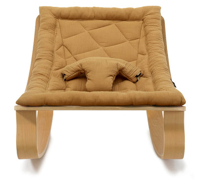 Charlie Crane LEVO Baby Rocker - Beech / Camel - LEVO-CAMEL