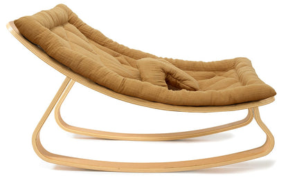 Charlie Crane LEVO Baby Rocker - Beech / Camel - LEVO-CAMEL