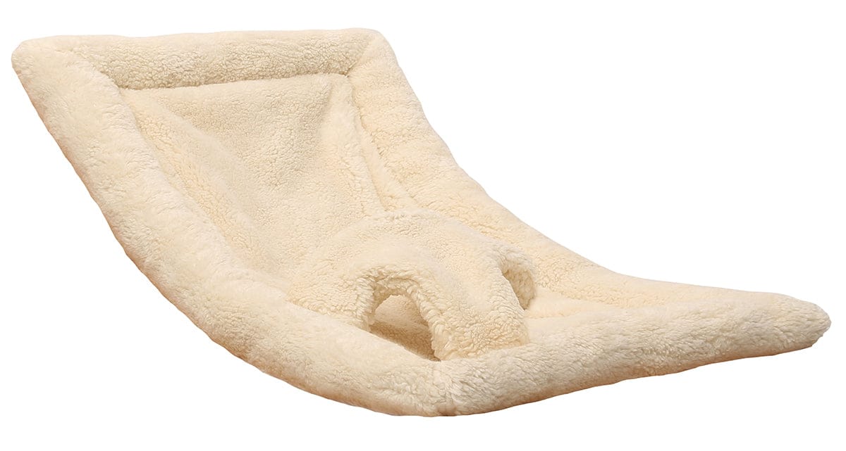 Charlie Crane LEVO Baby Rocker - Beech / Fur Milk - LEVO-FUR-MILK