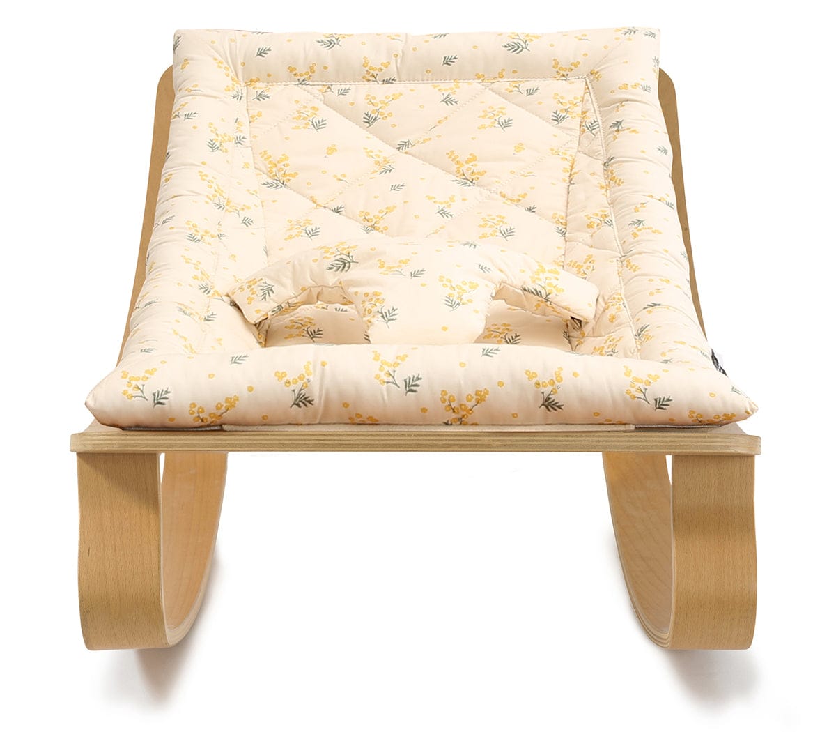 Charlie Crane LEVO Baby Rocker - Beech / Garbo & Friends Mimosa - LEVO-MIMOSA
