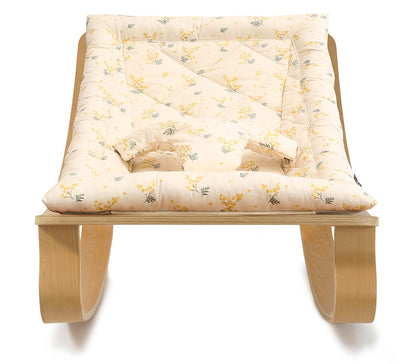 Charlie Crane LEVO Baby Rocker - Beech / Garbo & Friends Mimosa - LEVO-MIMOSA
